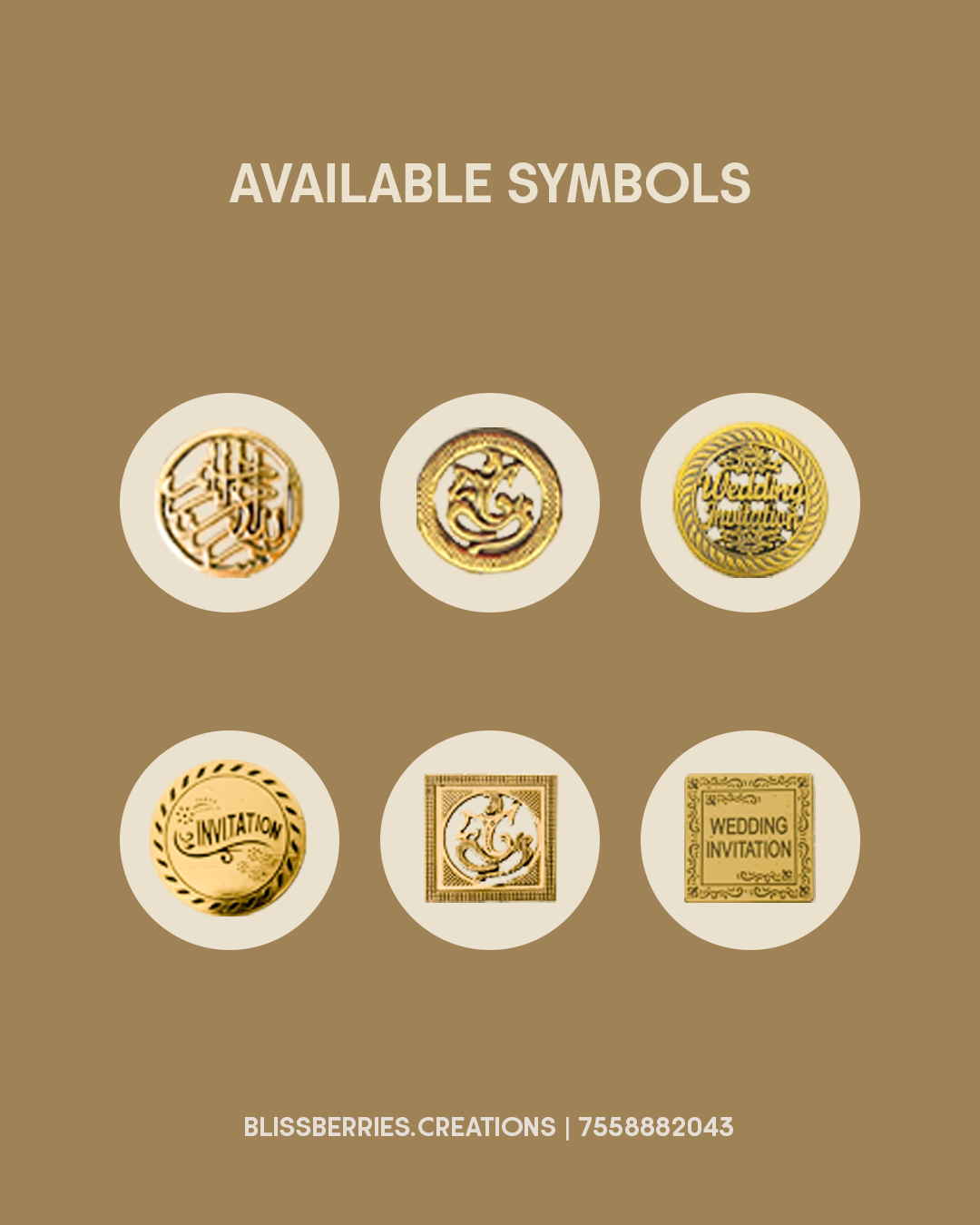 Floral Booklet Invitation with Golden Emblem & Envelope - Image 5