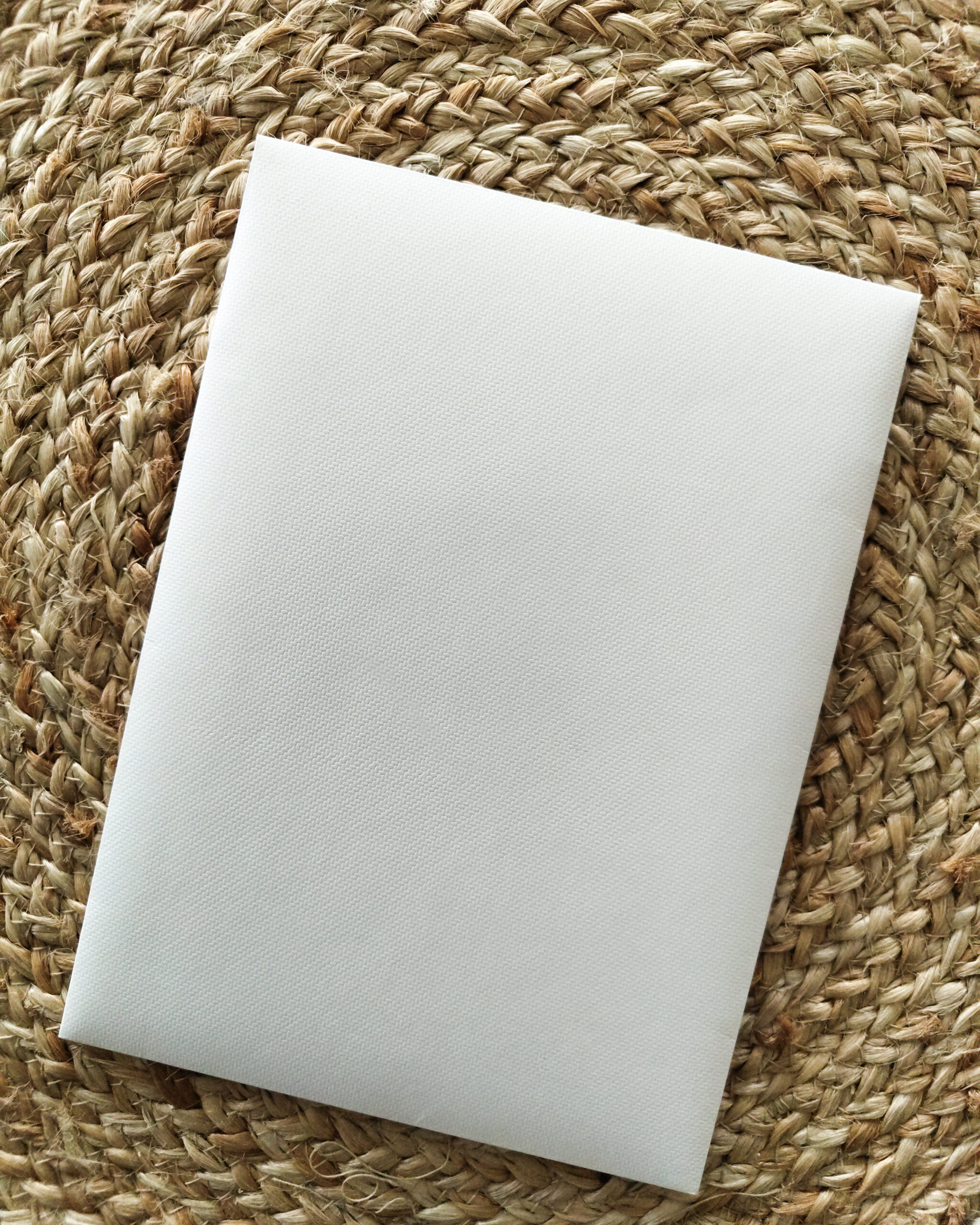 OFFWHITE Gold Foiled Opening Wedding Invitation Card with Matching Envelope - Image 3