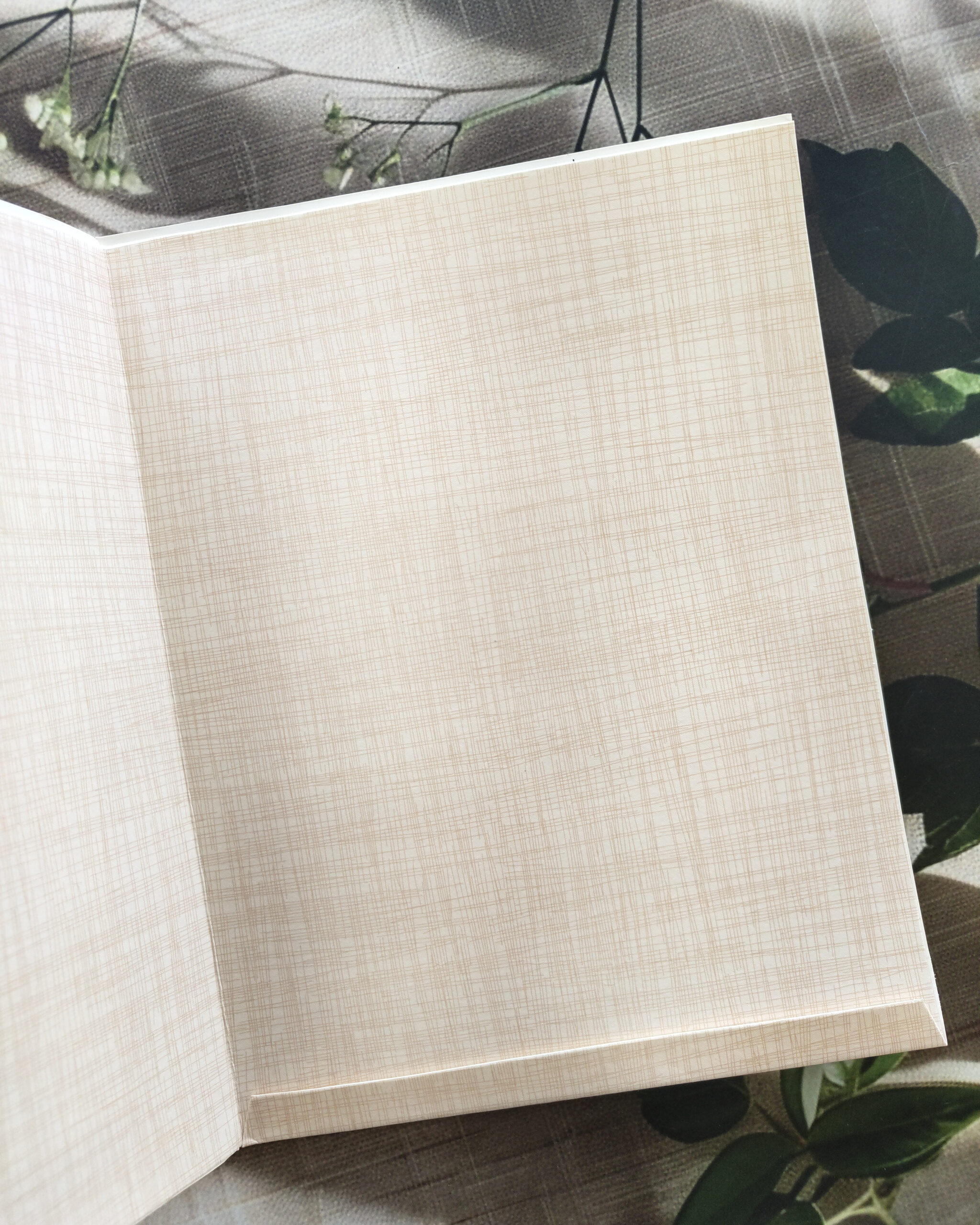 Cream Die Cut Gold Foiled Wedding Invitation Card with Matching Envelope - Image 2