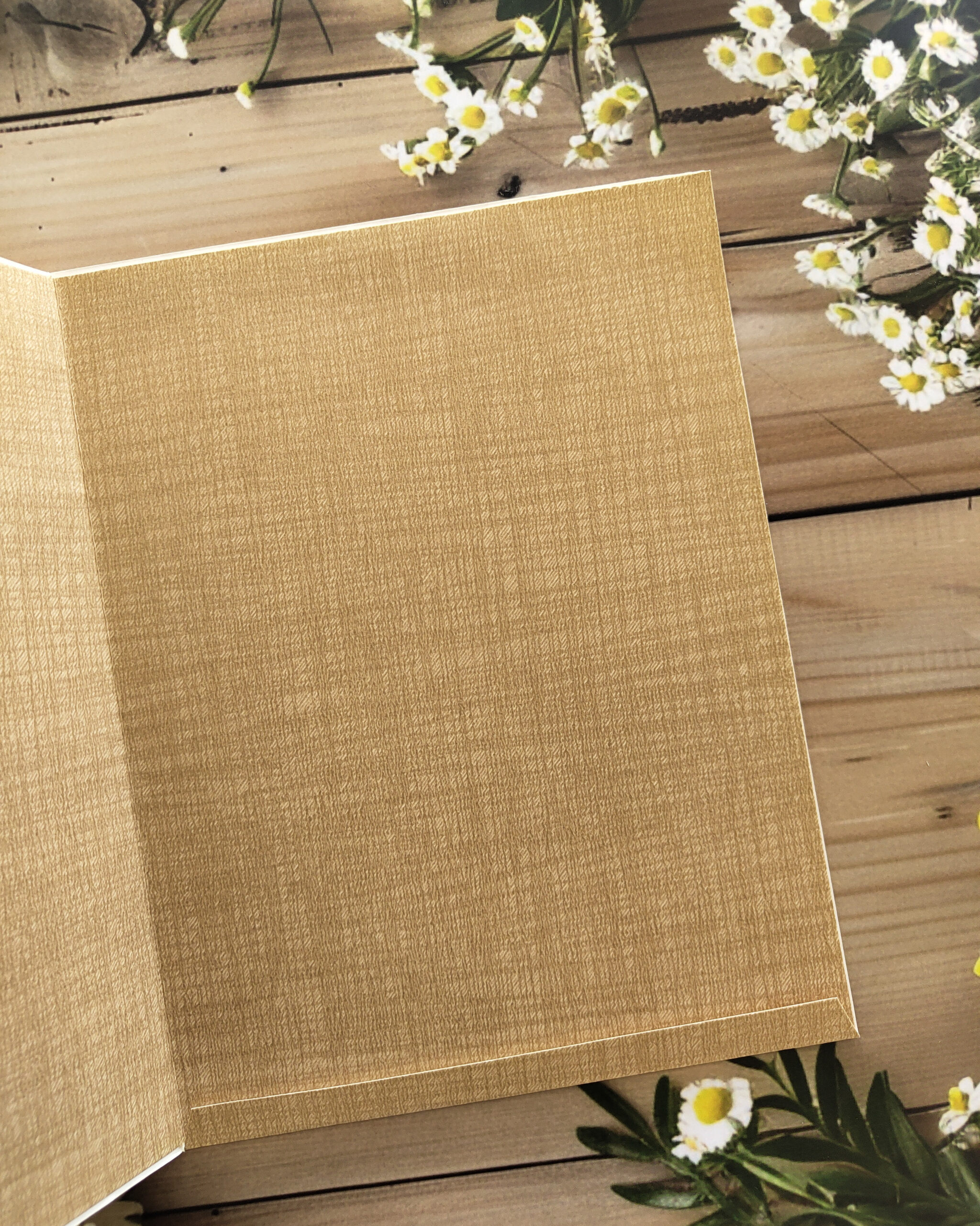 Brown Gold-Foiled Wedding Invitation Card with Customisable Emblem & Matching Envelope - Image 2